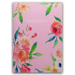 Passport Cover, Travel Case, Eco-leather Passport Holder, Gift for Women Kids